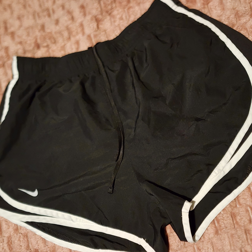 Nike Black and White Athletic Shorts